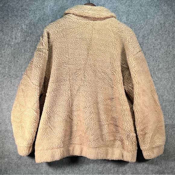 I Am Gia Pixie Coat Size S Small Caramel Teddy Sherpa Jacket - Picture 3 of 10